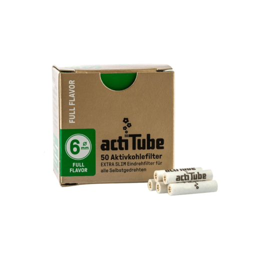 Actitube Filters Slim 6mm (50vnt.)