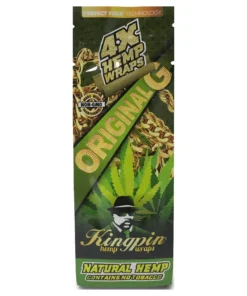 Kingpin Original kanapių wrapai – 4 vnt. pakuotė