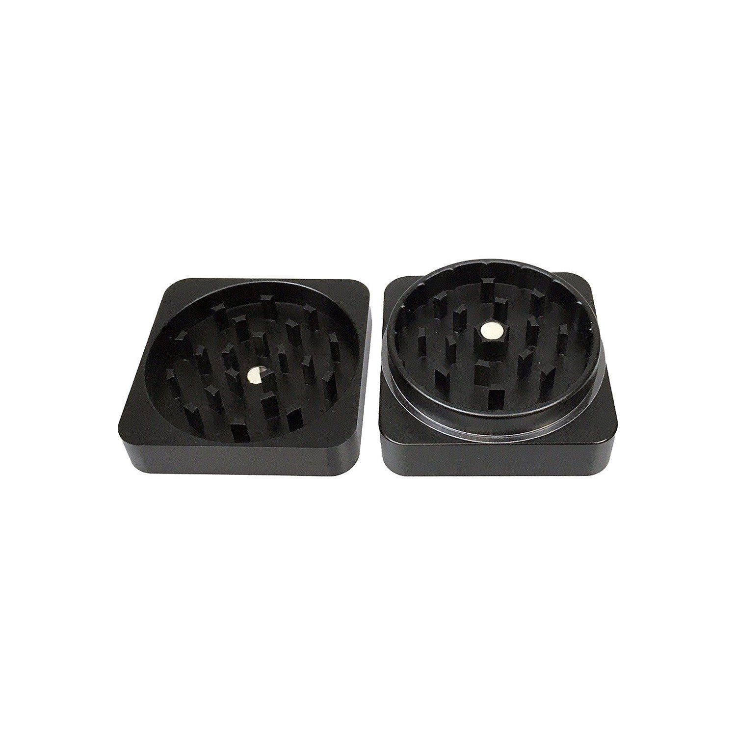 Best Buds kvadratinis aliuminis smulkintuvas „Onyx“