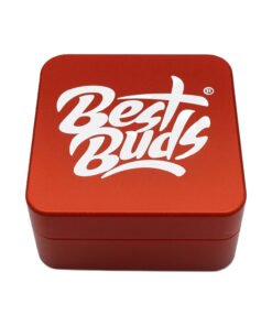 Best Buds Aluminum Square Grinder "Rust" (2-piece, 50 mm)