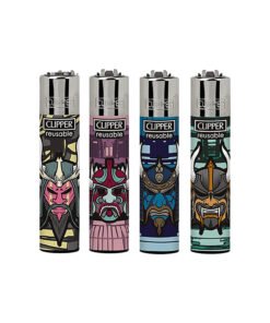 Clipper žiebtuvėlis „Samurai Masks“