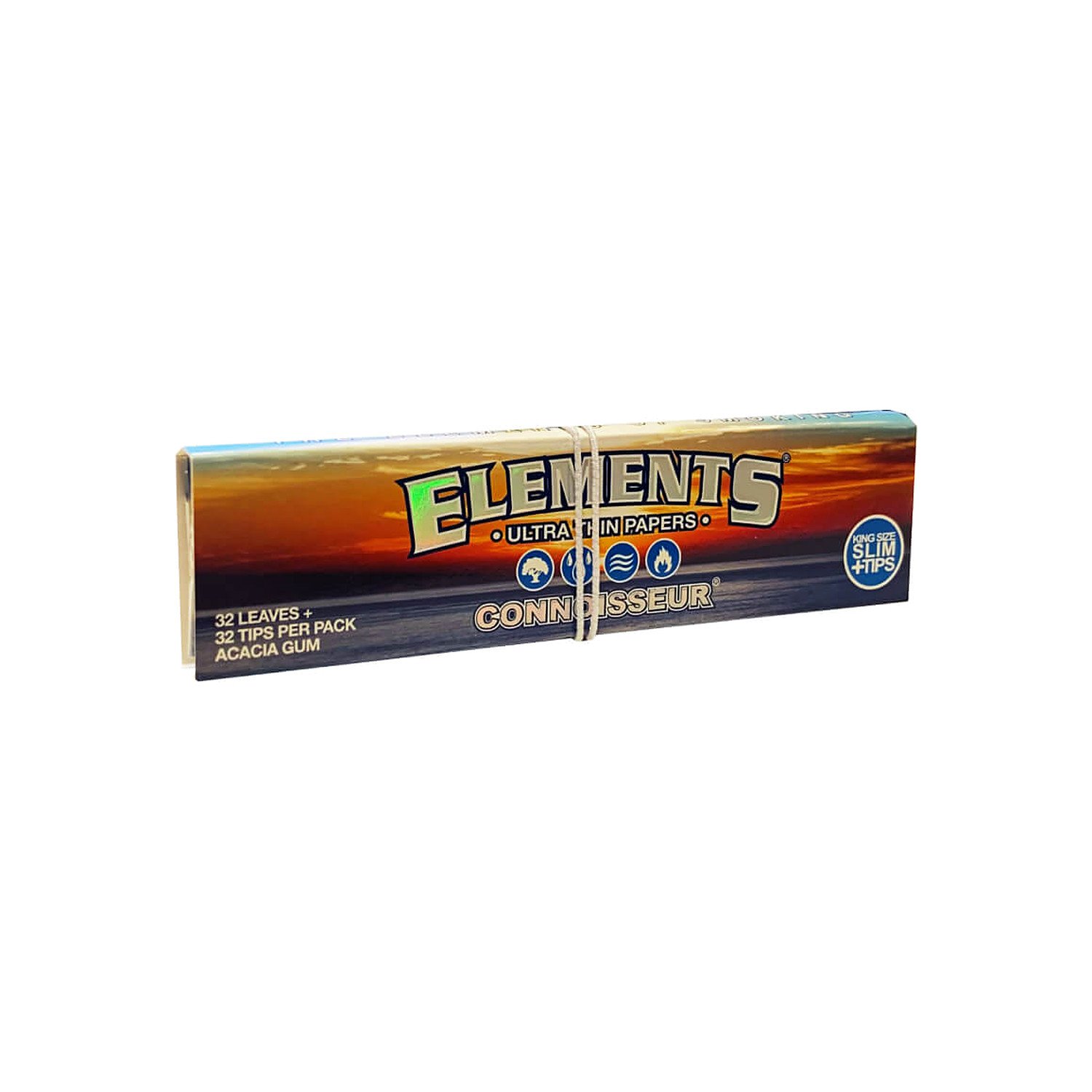 Elements Connoisseur King Size Slim popieriukai + filtrai