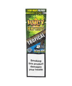 Juicy Jay’s Tropical Passion kanapių wrapai