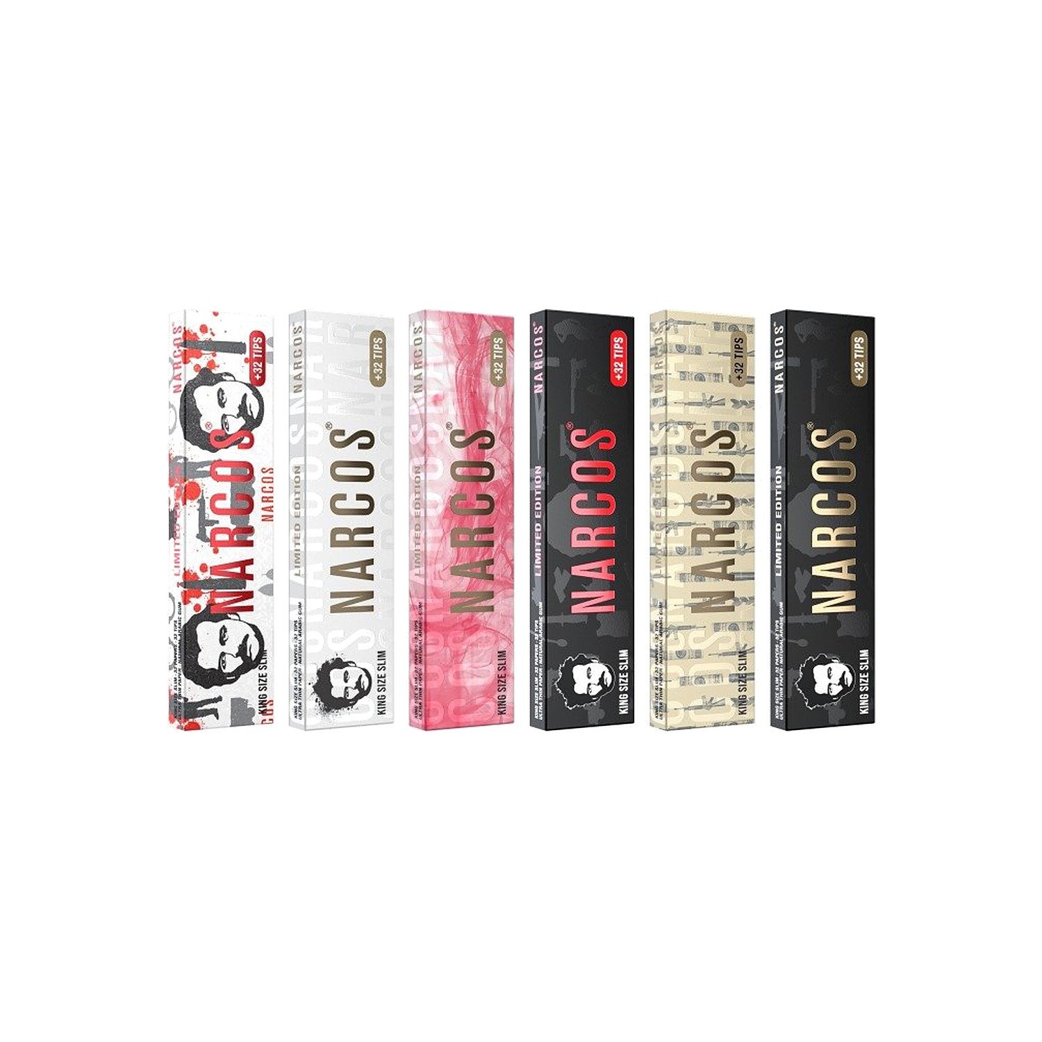 NARCOS Limited Edition rinkinys (popieriukai + filtrai)