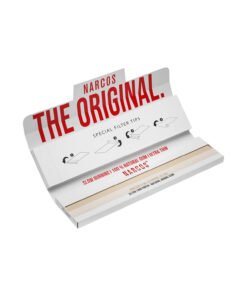 NARCOS White King Size Slim popieriukai + filtrai