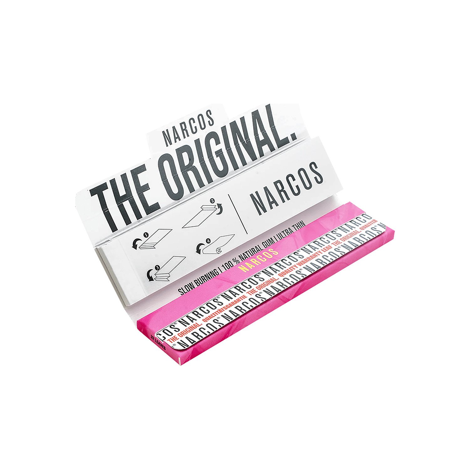 NARCOS Pink King Size Slim popieriukai + filtrai