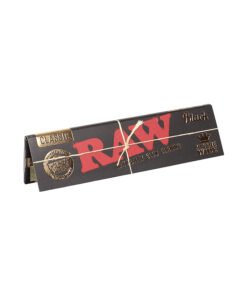 RAW Black King Size Slim popieriukai