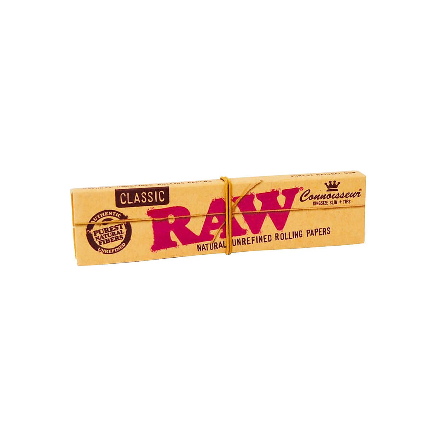 RAW Connoisseur Organic Hemp popieriukai su filtrais