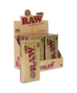 RAW paruošti nebalinti filtrai (100 vnt.)