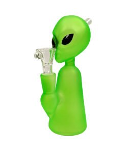 Glass Bong "Green Alien"